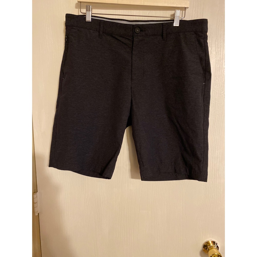 Tommy Bahama Mens Boracay Shorts 36 Dark Grey Performance Stretch Flat Front